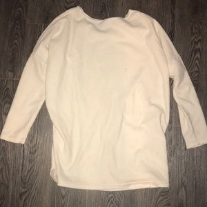 Cream sweater